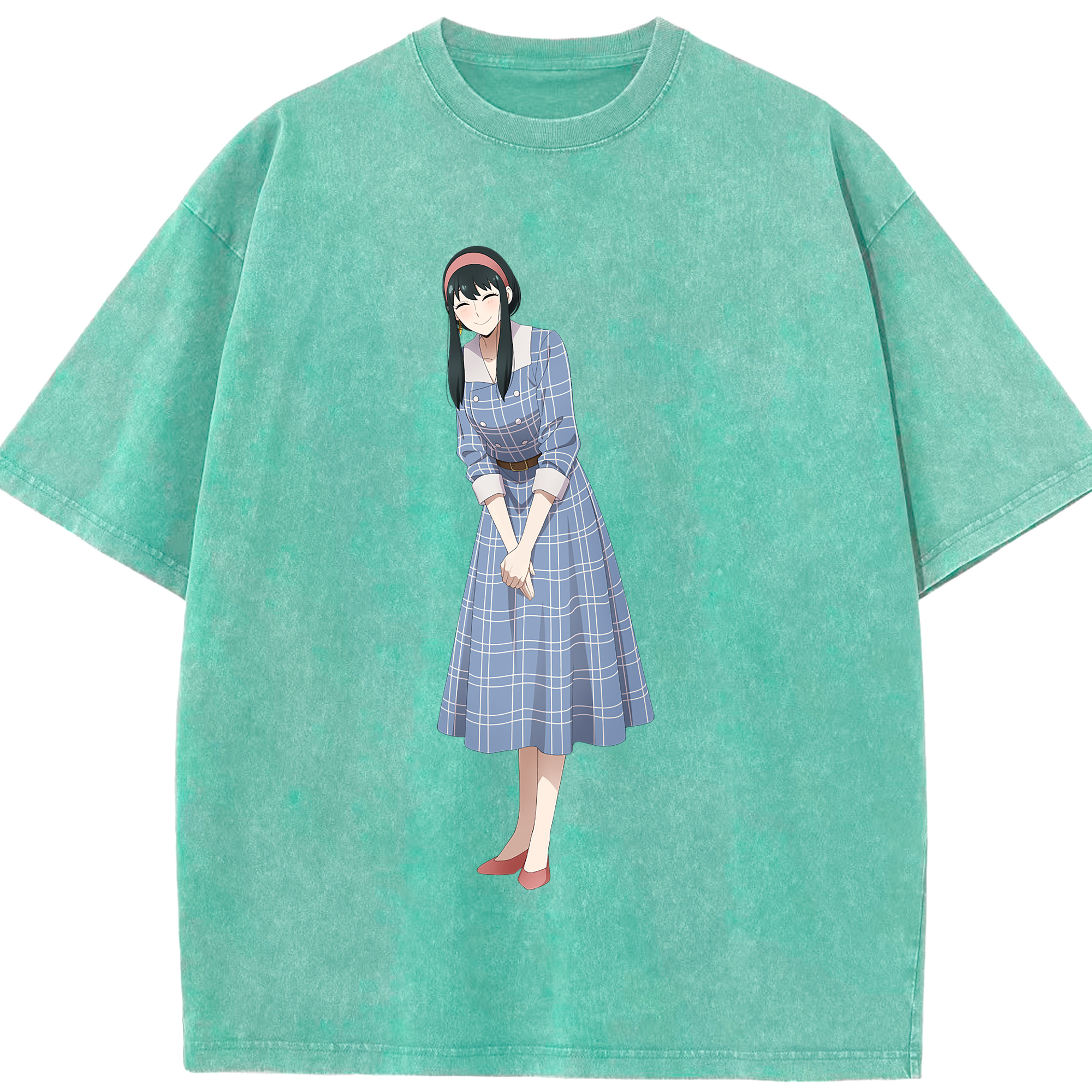 （画像用） SPY×FAMILY间谍家家酒 綿100% ヴィンテージ風 半袖Tシャツ（フロントプリント）